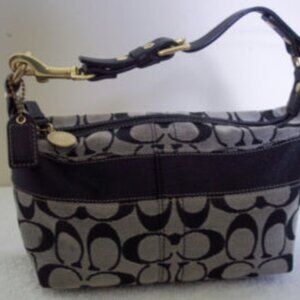 Coach  Signature Sufflette cloth mini bag - NEW w/tag